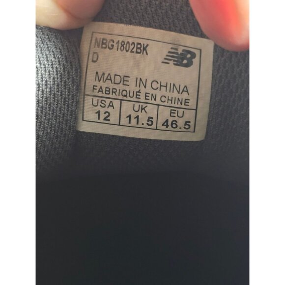 New Balance Mens Breeze V2 Golf Spike-less Shoes NBG1802BK Black Size 12D - Picture 7 of 7